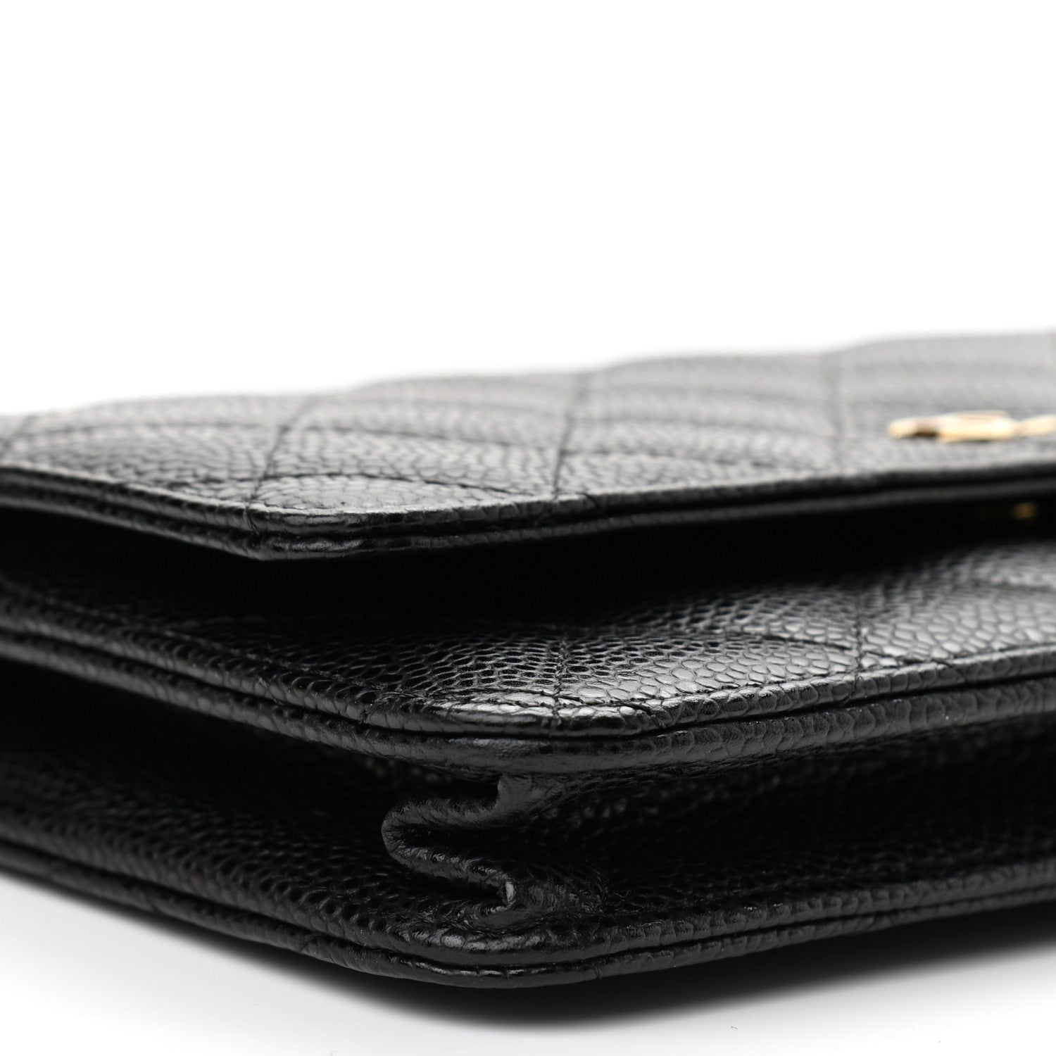 Chanel Caviar Quilted Wallet On Chain WOC Black 10 of 12