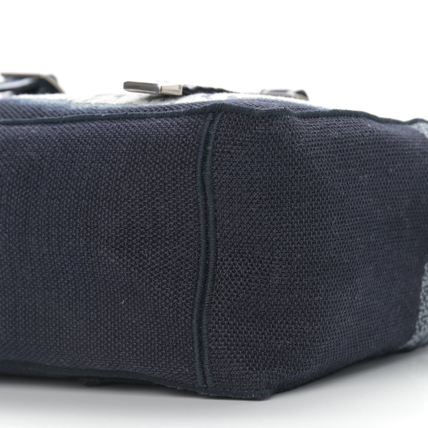 Canvas Embroidered Tie Dye Diorcamp Messenger Blue Multicolor