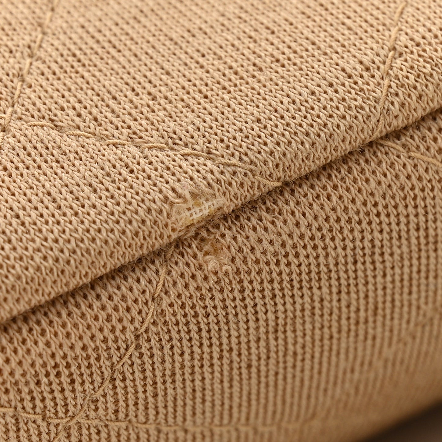 Jersey Quilted Medium Single Flap Beige