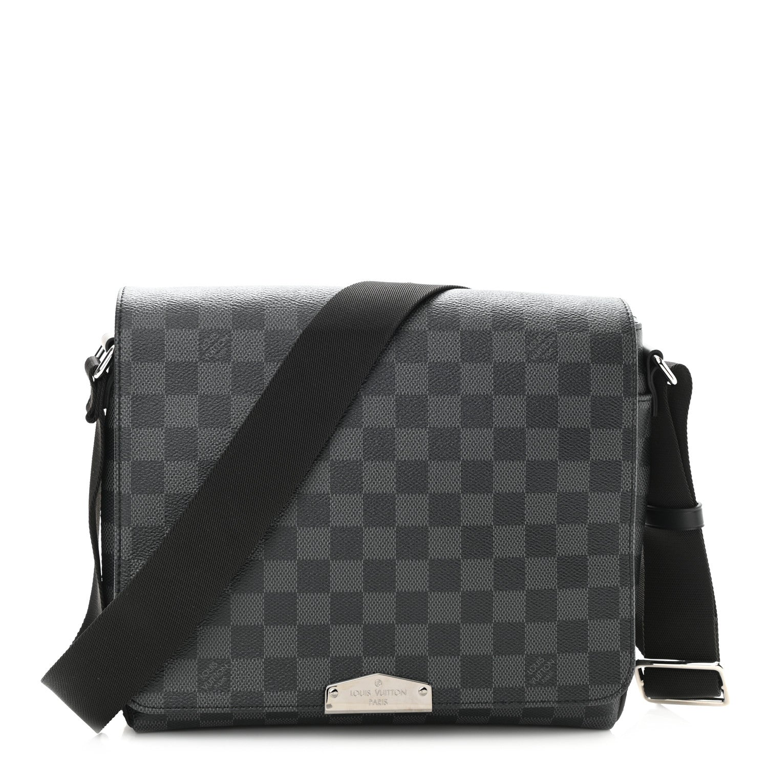 Louis Vuitton Damier Graphite District PM 1 of 7