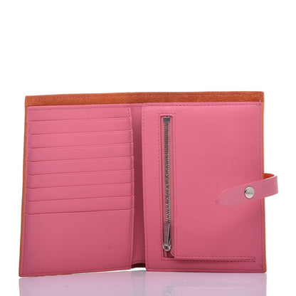 Celine Grained Calfskin Medium Multifunction Strap Wallet Orange 5 of 11