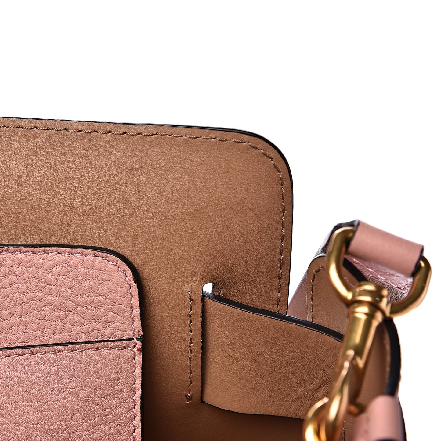 Soft Grain Calfskin Medium Belt Bag Ash Rose