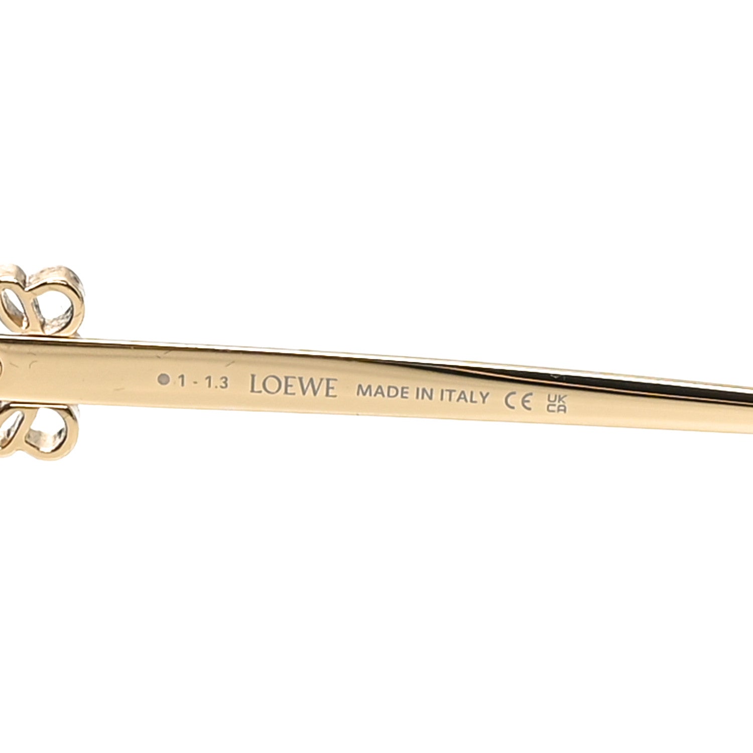Loewe Metal Anagram Spoiler Aviator Oversized Sunglasses LW40111U Gold 5 of 7