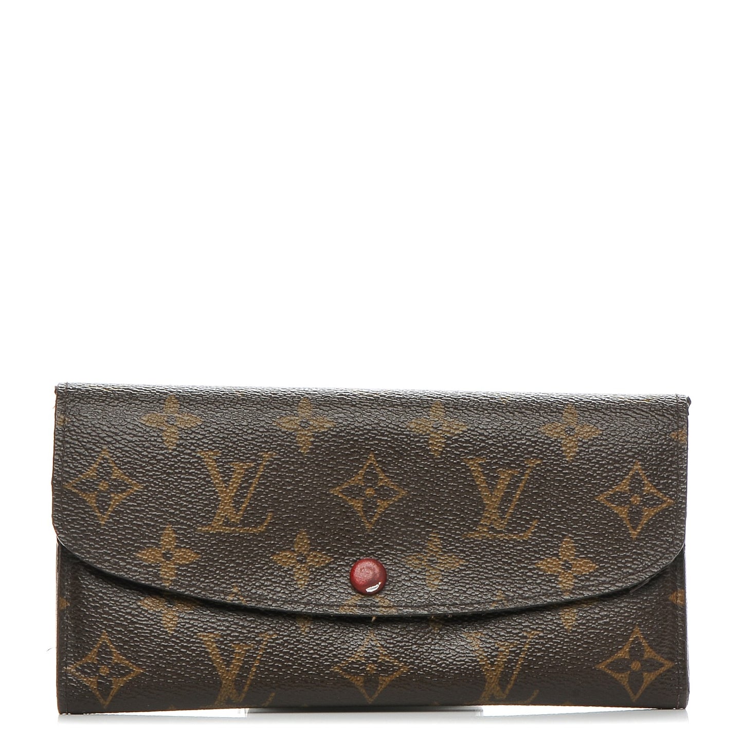 Monogram Emilie Wallet Red