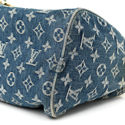 Louis Vuitton Monogram Denim Neo Speedy Blue 9 of 22