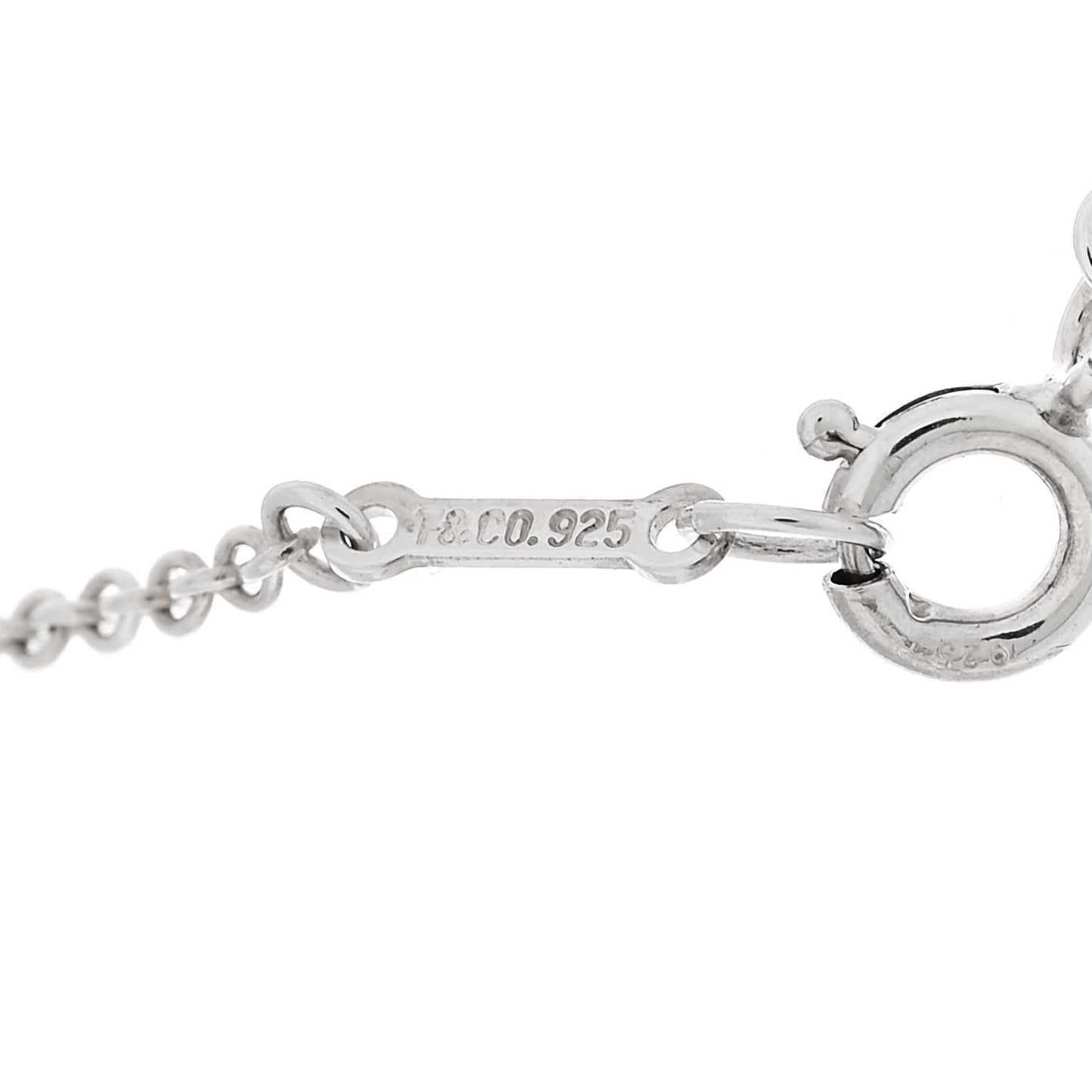 Sterling Silver Elsa Peretti Five Station Teardrop Bracelet