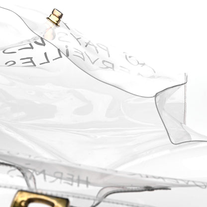 Hermes Vinyl Souvenir De L'Exposition Kelly Transparent 5 of 12