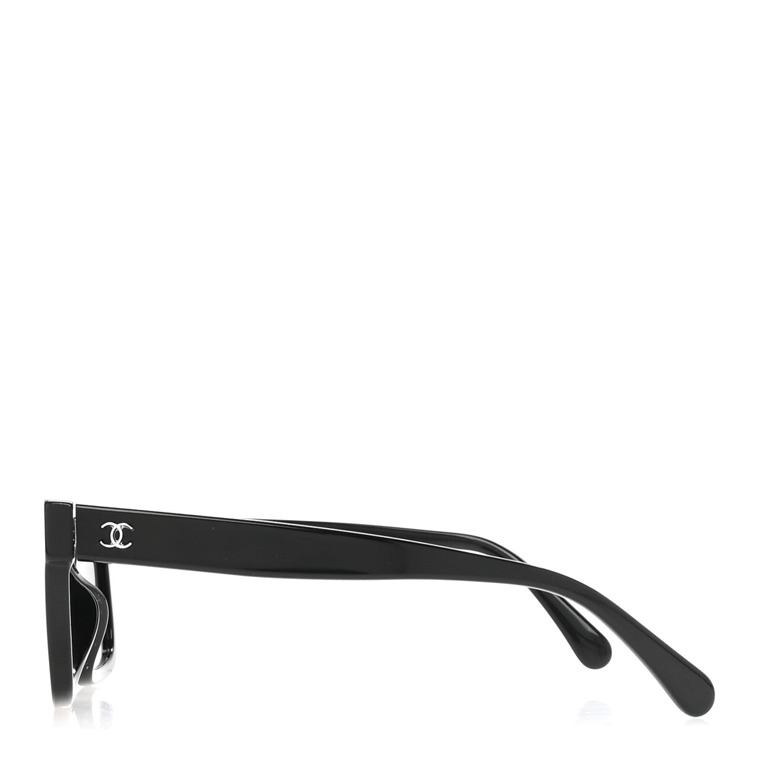 Chanel Acetate Polarized Square Sunglasses 5417-A Black 3 of 8