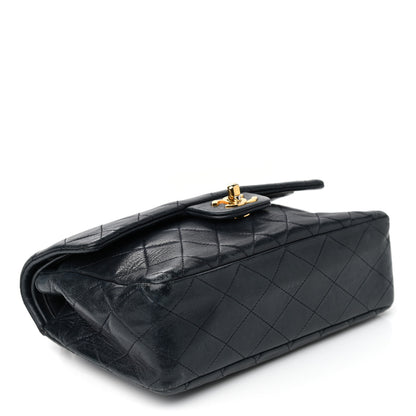 Chanel Lambskin Quilted Small Double Flap Navy 4 of 9