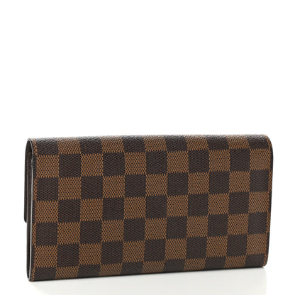 Louis Vuitton Damier Ebene Sarah Wallet 3 of 6