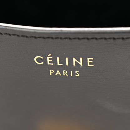 Celine Box Calfskin Medium Classic Box Flap Bag Black 6 of 12