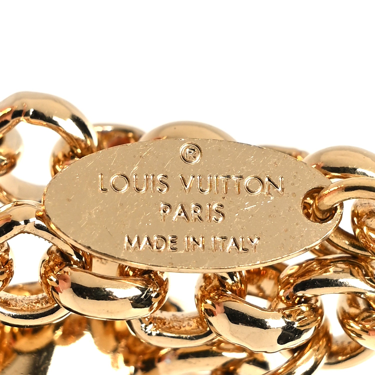 Louis Vuitton Metal Enamel Fleur De Monogram Bag Charm Dore 3 of 4
