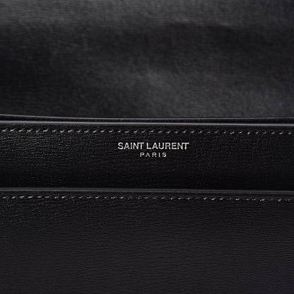 Saint Laurent Calfskin Large Monogram Sunset Black 6 of 11