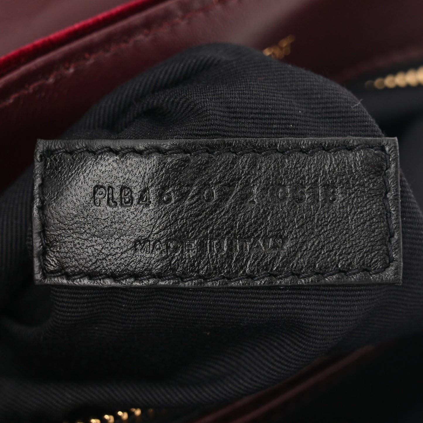 Velvet Y Quilted Monogram Toy Loulou Crossbody Bag French Burgundy