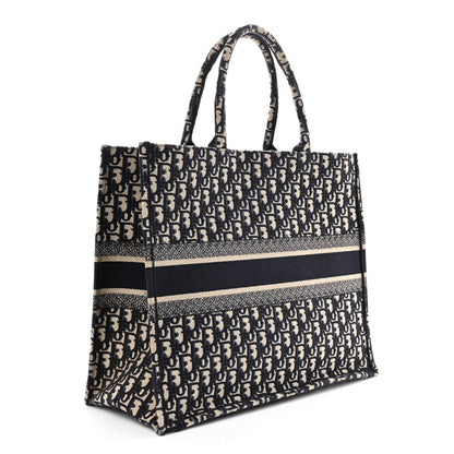 Christian Dior Oblique Large Book Tote Blue Multicolor 3 of 11