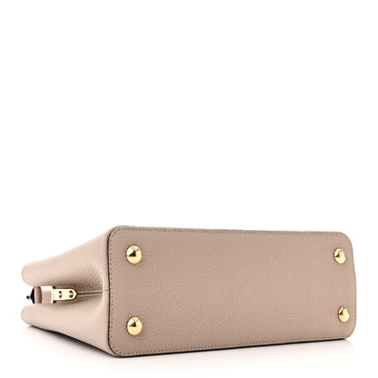 Louis Vuitton LOUIS VUITTON Taurillon Capucines MM Galet 4 of 10