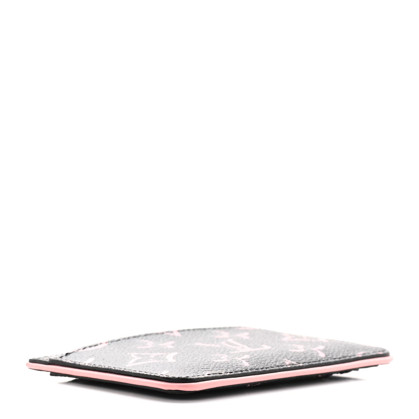 Monogram Fall for You LV Side-Up Card Holder Black