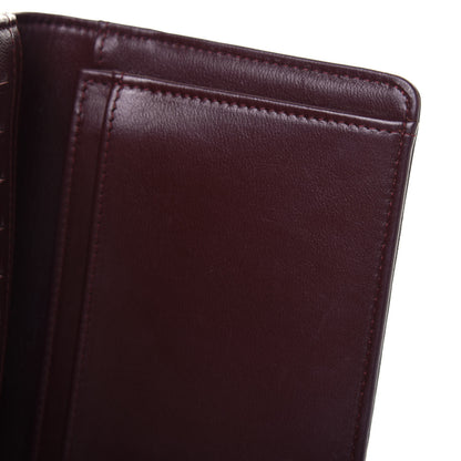 Chanel Lambskin Quilted Boy Yen Wallet Dark Red 11 of 20
