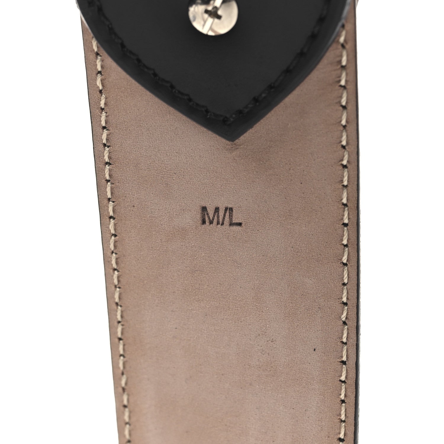 Khaite Calfskin Benny Belt M/L 75/30  Black 6 of 6