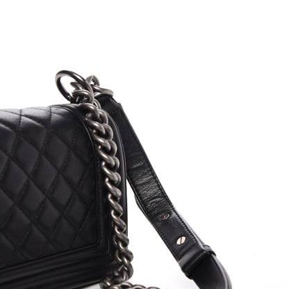 Chanel Calfskin Quilted Small Boy Flap Black 8 of 10