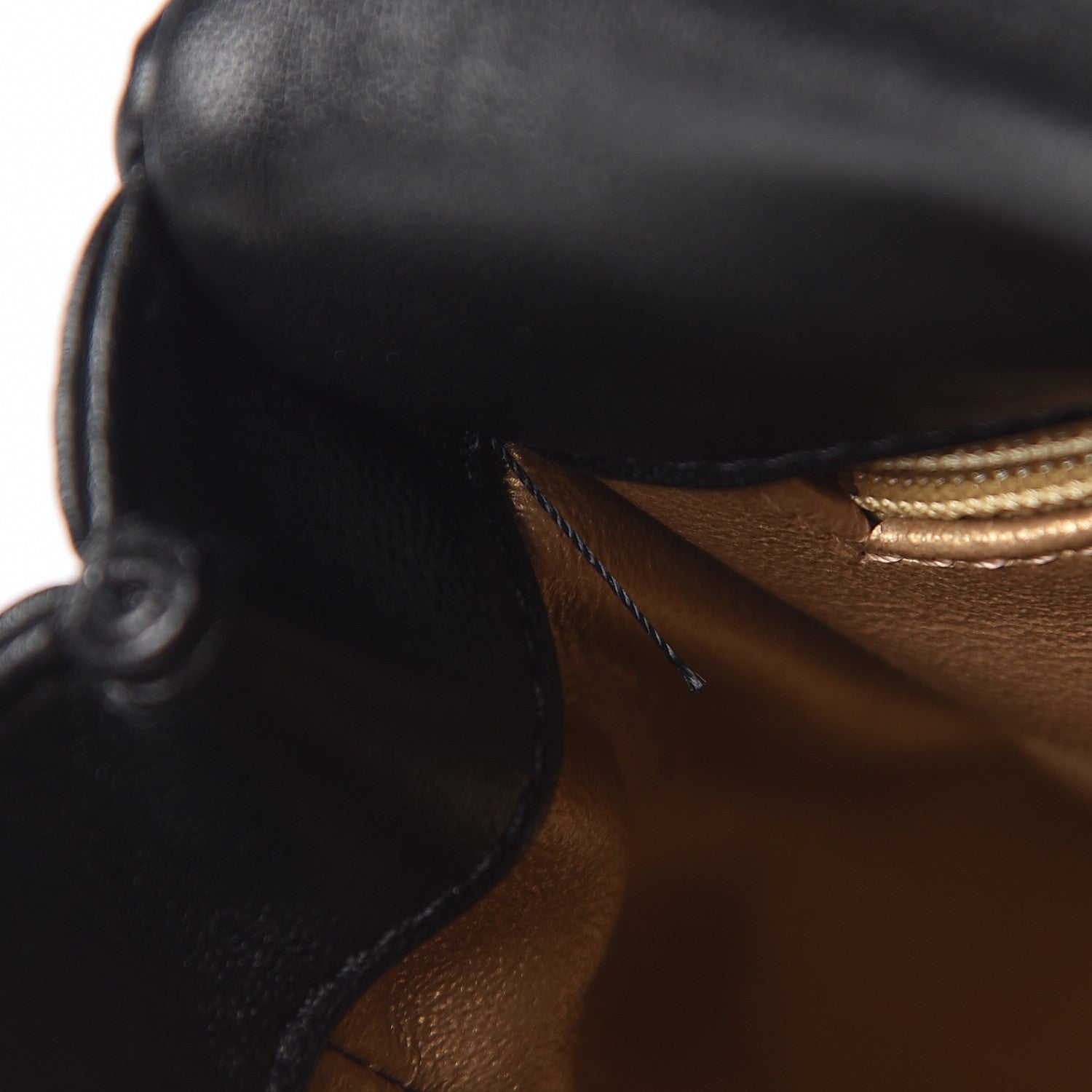 Chanel Lambskin Pearl Quilted Side Packs Black 11 of 16