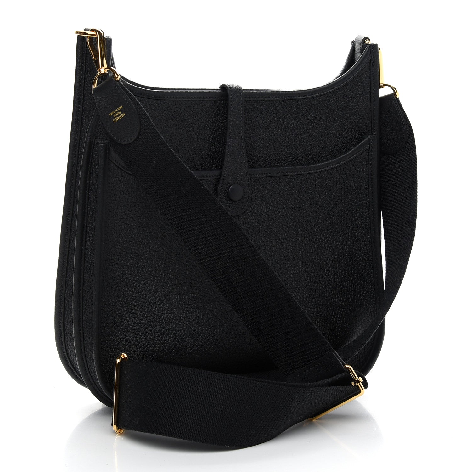 Hermes Taurillon Clemence Evelyne III PM Black 3 of 9