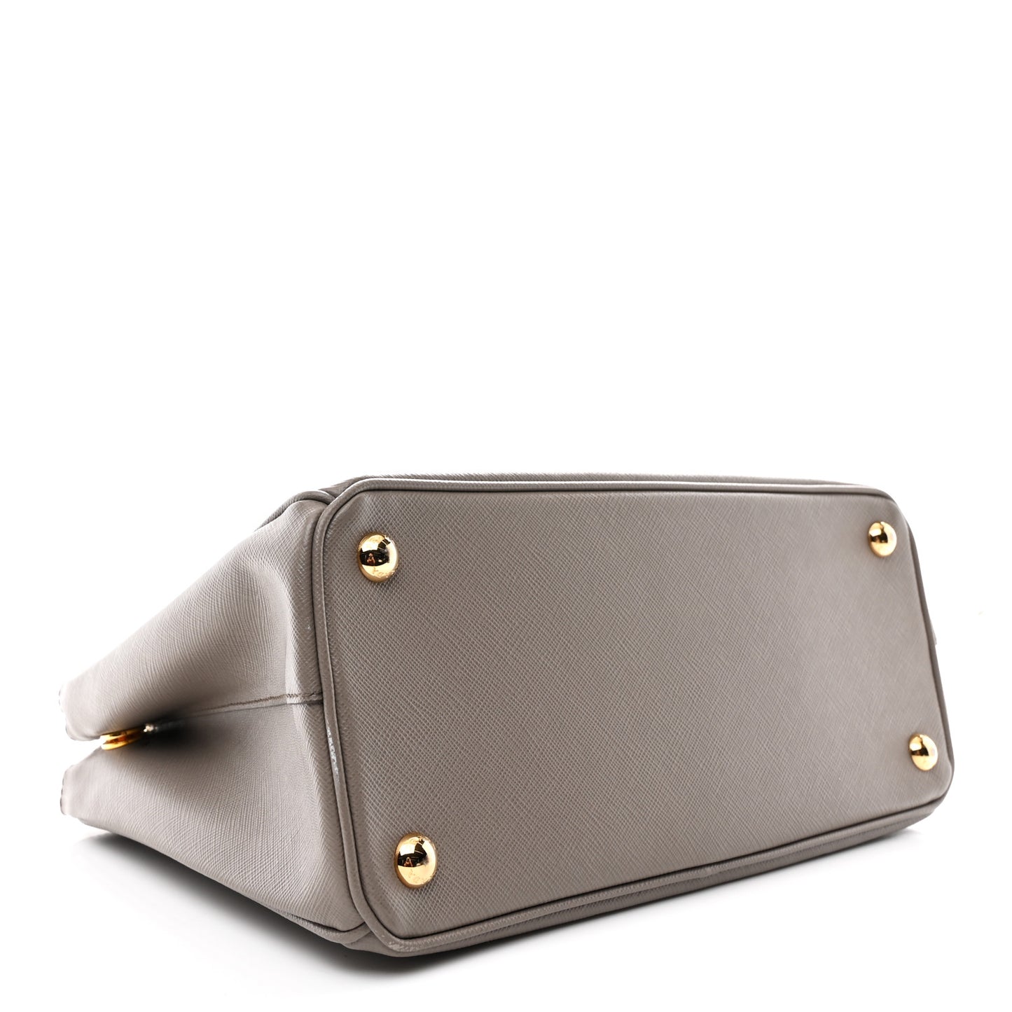 Saffiano Small Galleria Double Zip Tote Argilla