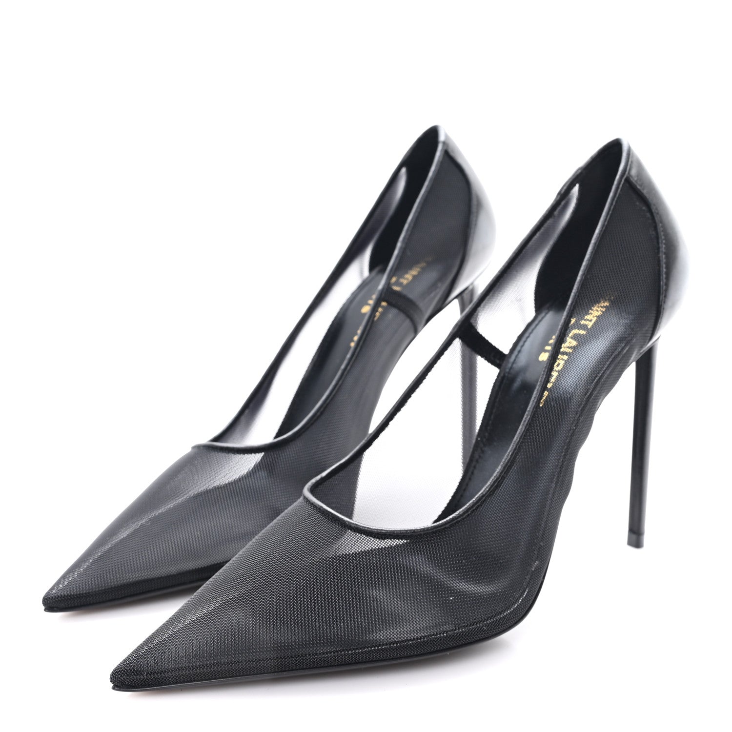 Saint Laurent Mesh 105 Anja Pumps 36 Black 3 of 8