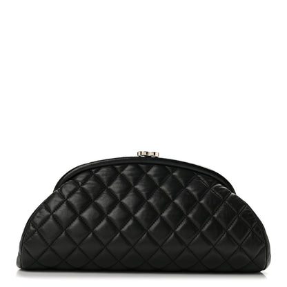 Chanel Lambskin Quilted Timeless Clutch Black 1 of 13