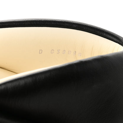 Chanel Lambskin Padded Pool Thong Sandals 40 Black 8 of 10