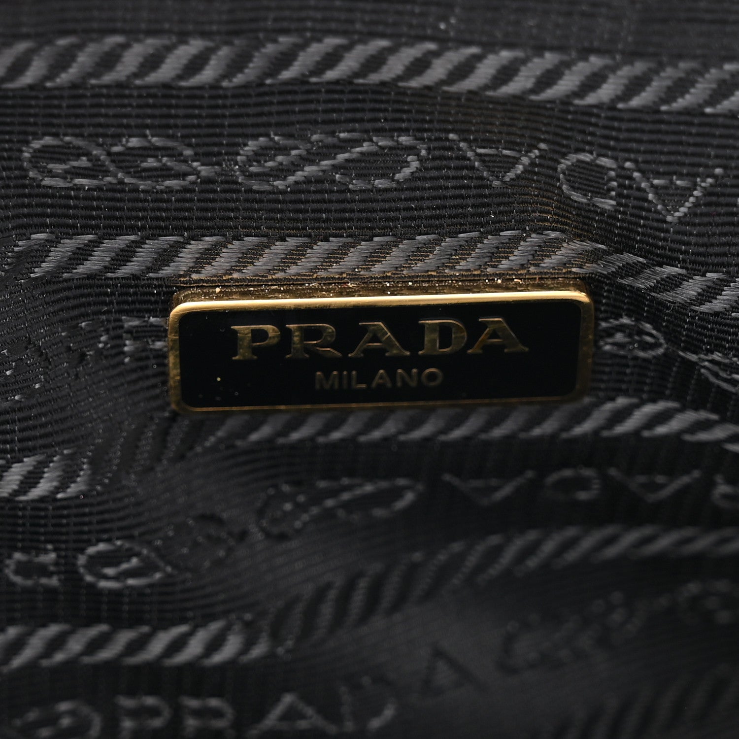 Prada Yarn Raffia Effect Crochet Triangle Shoulder Bag Black 6 of 9