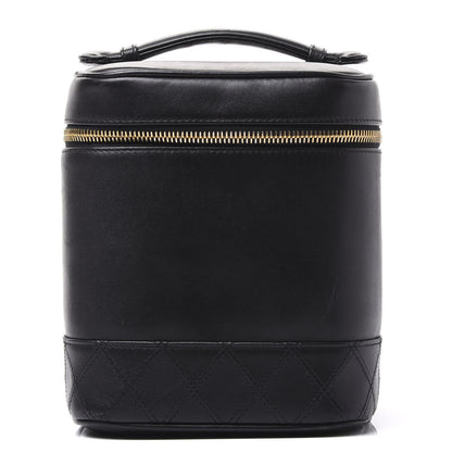 Chanel Lambskin Vanity Cosmetic Bag Black 1 of 12