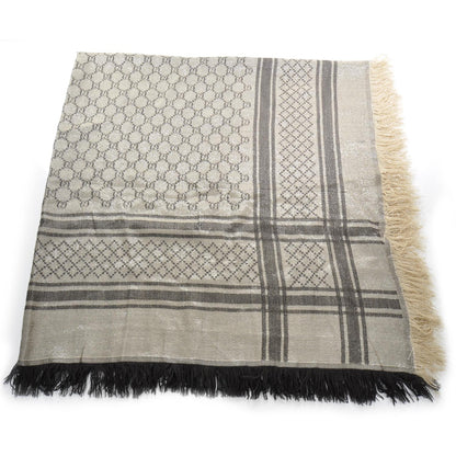 Gucci Wool Silk Monogram Shawl 1 of 8