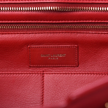 Saint Laurent Calfskin Medium Classic Y Cabas Red 8 of 8