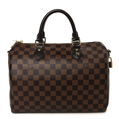 Louis Vuitton Damier Ebene Speedy Bandouliere 30 1 of 12