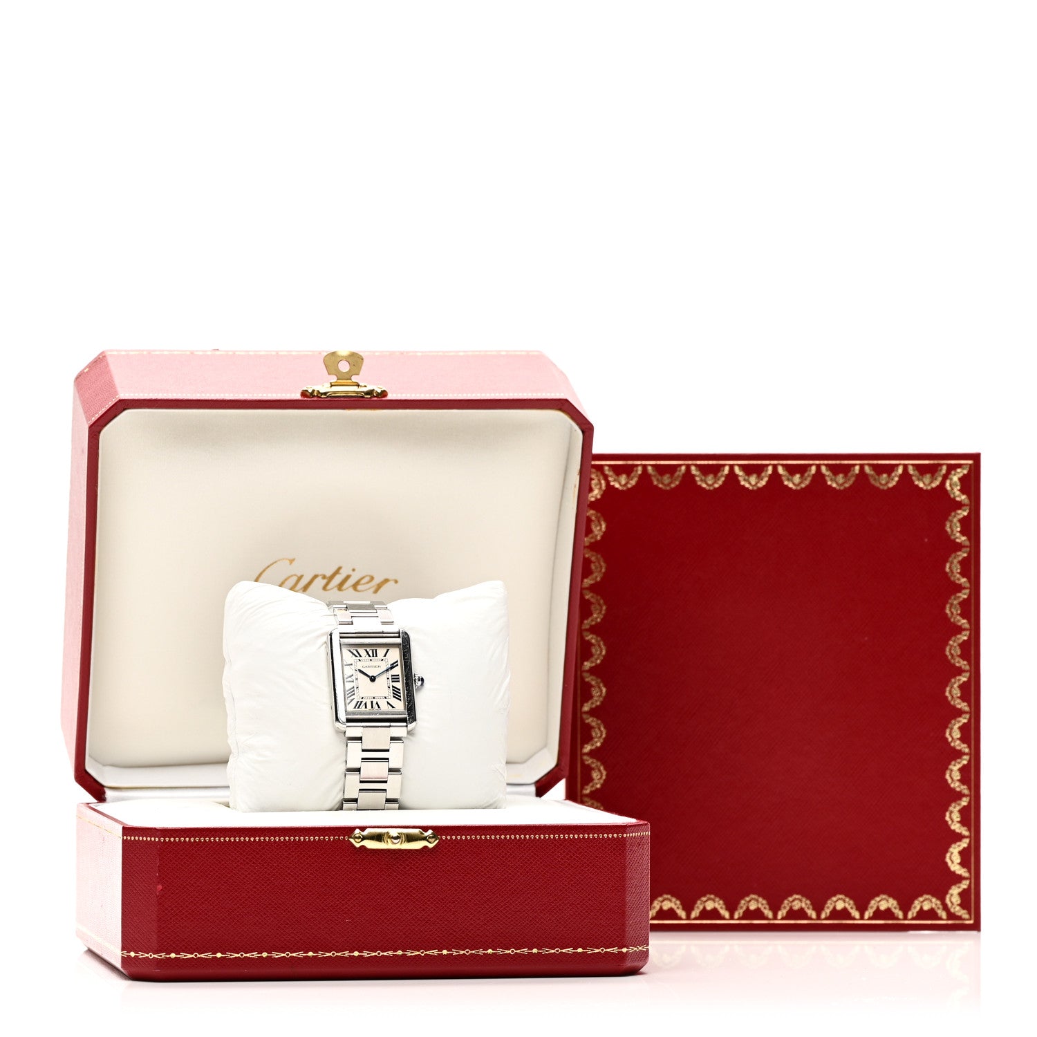 Cartier Stainless Steel 24mm Tank Solo Quartz Watch 5 of 5