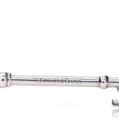Tiffany Sterling Silver Trifoil Key Pendant 3 of 3