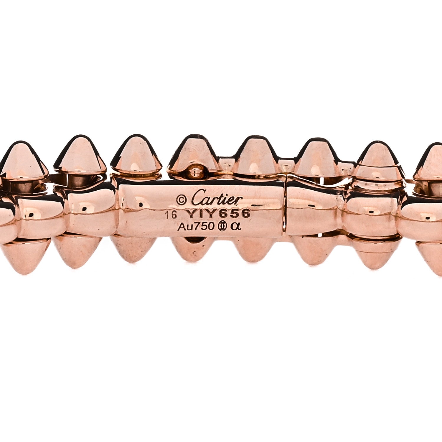 Cartier 18K Pink Gold Small Clash De Cartier Bracelet 16 3 of 5
