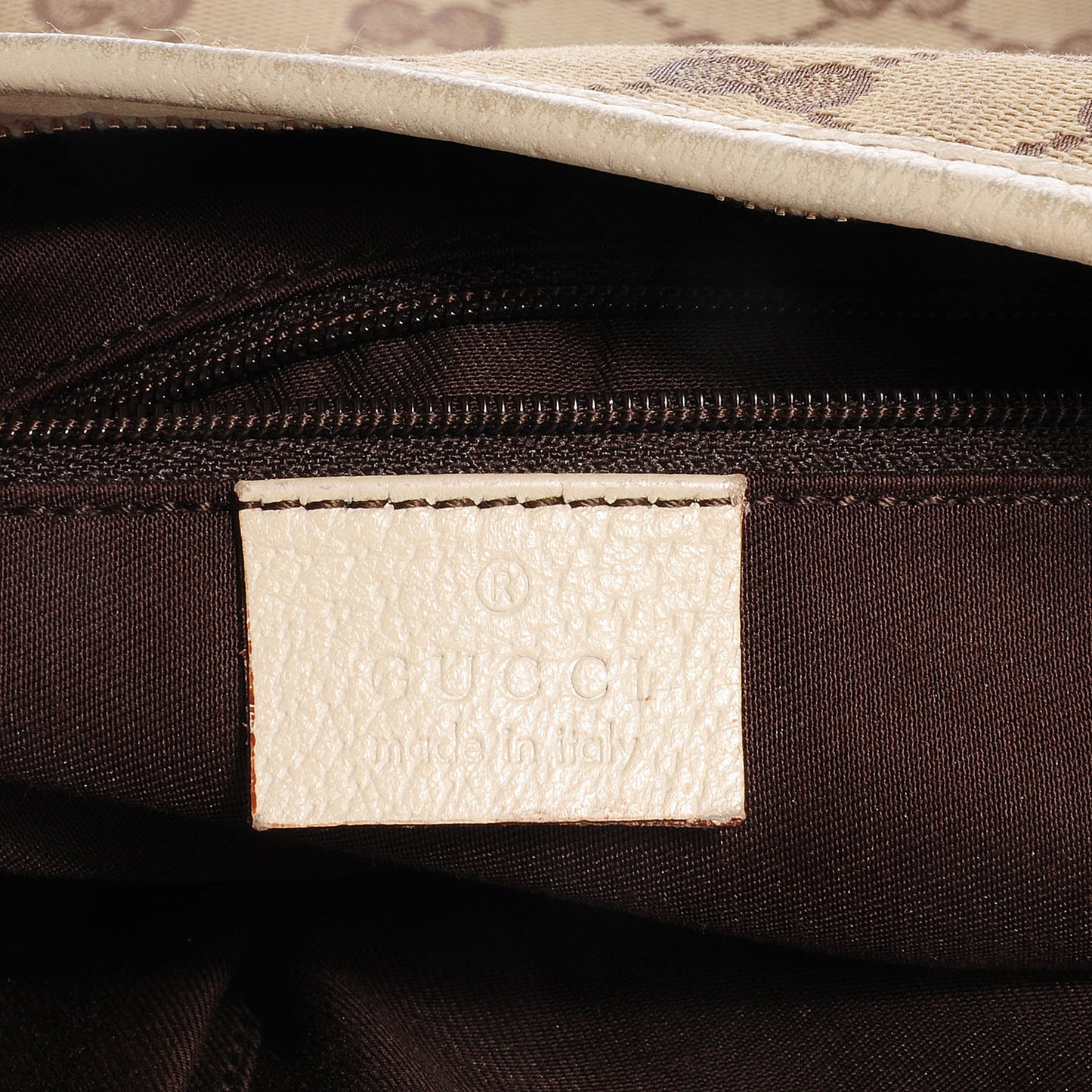 Monogram Abbey Messenger Bag Off White