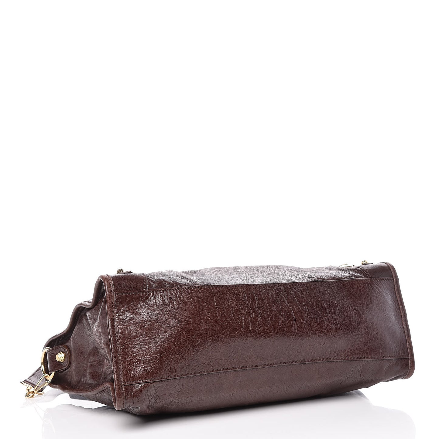 Agneau Giant 12 Gold Hardware City Cigare Fonce