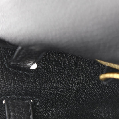 Hermes Togo Kelly Retourne 25 Black 7 of 11