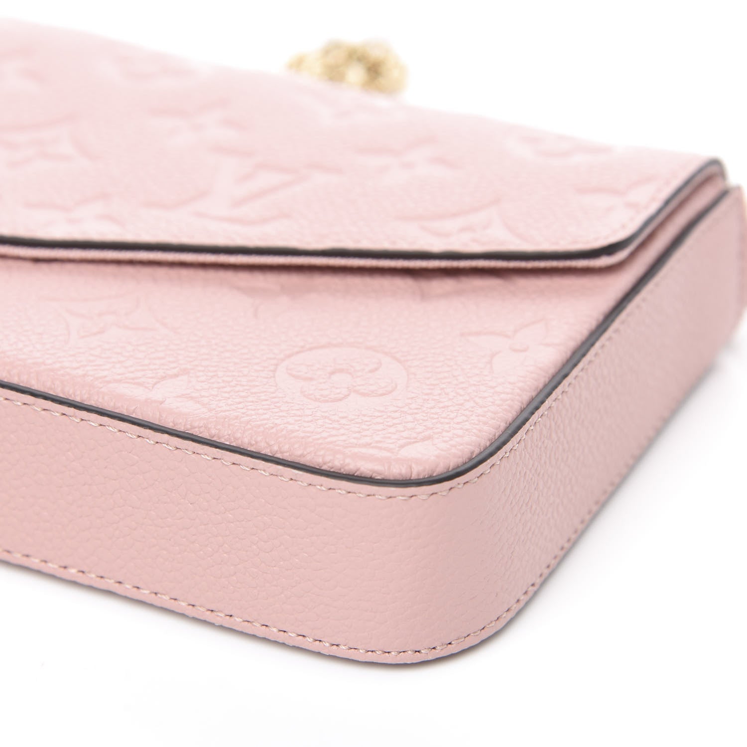 Louis Vuitton Empreinte Pochette Felicie Chain Wallet Rose Poudre 10 of 11