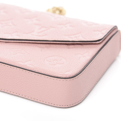 Louis Vuitton Empreinte Pochette Felicie Chain Wallet Rose Poudre 10 of 11