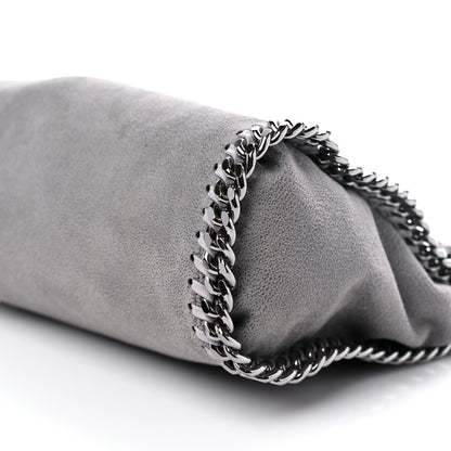 Stella McCartney Shaggy Deer Mini Falabella Fold Over Tote Light Grey 8 of 8