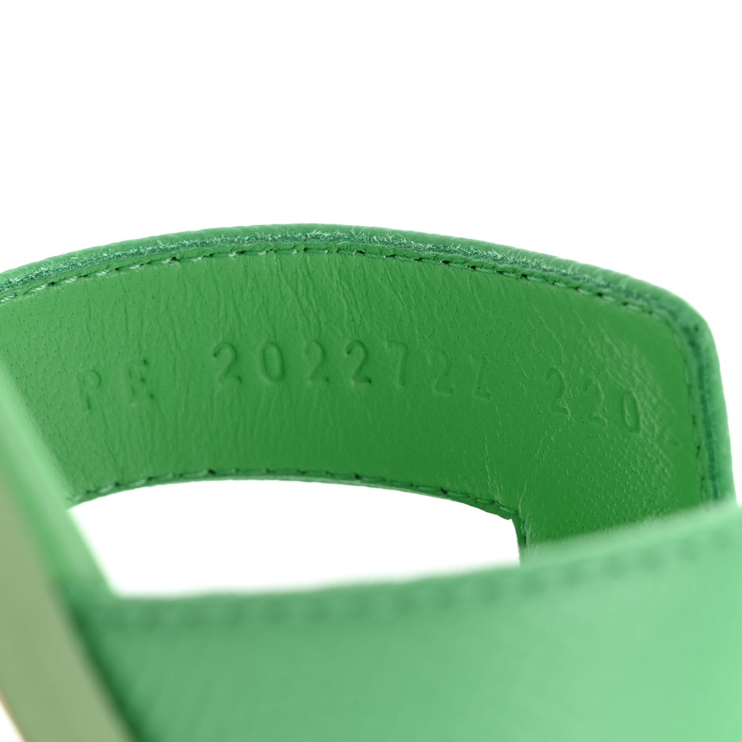 Epsom Oran Sandals 38 Vert Pomme