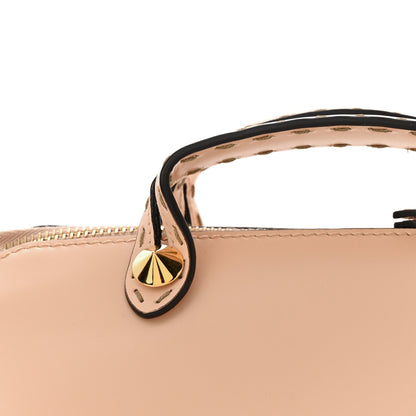 Fendi Vitello King Logo Embossed Medium By The Way Boston Bag Light Rose 12 of 15