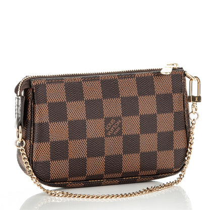 Louis Vuitton Damier Ebene Mini Pochette Accessories 3 of 7