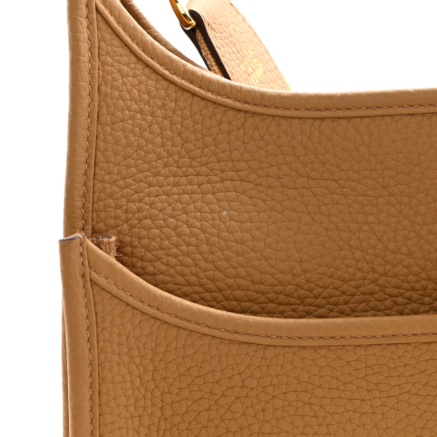 Hermes Taurillon Clemence Evelyne III PM Biscuit 13 of 14