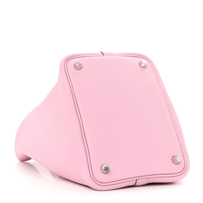 Hermes Taurillon Clemence Picotin Lock 18 PM Mauve Sylvestre 4 of 11