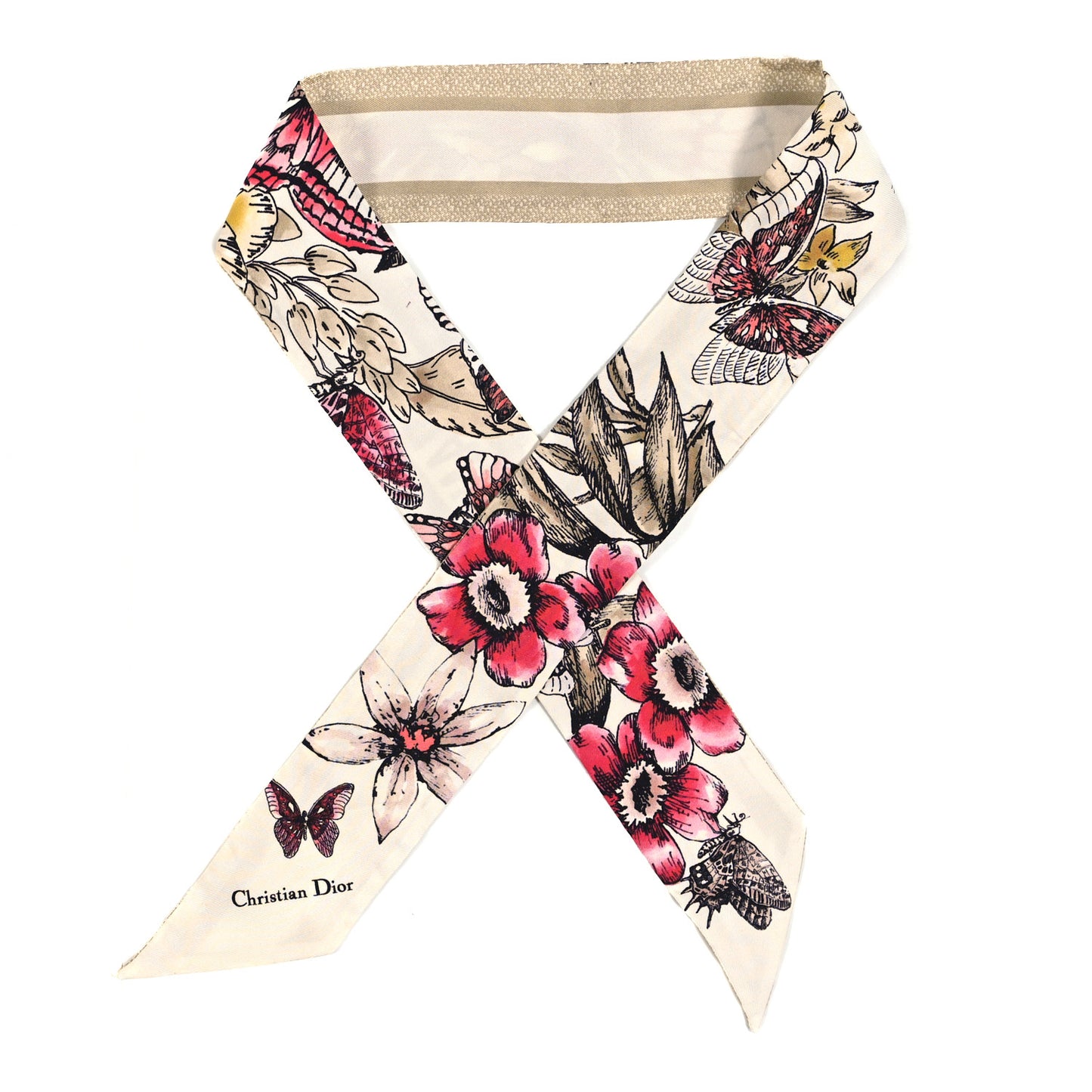Silk Hibiscus Mitzah Scarf Multicolor